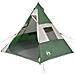 Tenda da Campeggio Tipi per 7 Persone Verde Impermeabile - Foto miniatura 3