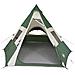 Tenda da Campeggio Tipi per 7 Persone Verde Impermeabile - Foto miniatura 4