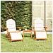 Set Salotto da Giardino Adirondack 3pz Legno Massello di Acacia - Foto miniatura 2