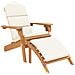 Set Salotto da Giardino Adirondack 3pz Legno Massello di Acacia - Foto miniatura 4