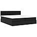 Pouf Letto con Materassi e LED Nero 180x200cm Similpelle - Foto miniatura 7