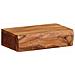 Mensole da Parete 2 pz 30x17x8 cm in Legno Massello di Acacia - Foto miniatura 2