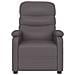 Lusso Casadino -  Poltrona Reclinabile Grigia In Similpelle - Foto miniatura 2