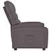 Lusso Casadino -  Poltrona Reclinabile Grigia In Similpelle - Foto miniatura 3