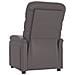 Lusso Casadino -  Poltrona Reclinabile Grigia In Similpelle - Foto miniatura 5