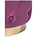 Pouf Carrollton Velluto Viola - Foto miniatura 4