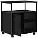 Mobile per Ufficio con ruota Rovere nero 61 x 46 x 67 cm - Foto miniatura 4
