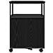 Mobile per Ufficio con ruota Rovere nero 61 x 46 x 67 cm - Foto miniatura 6