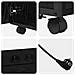 Mobile per Ufficio con ruota Rovere nero 61 x 46 x 67 cm - Foto miniatura 8