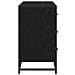 Armadio per Lavabo da Bagno Rovere nero 80 x 33 x 60 cm - Foto miniatura 7