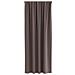 Tende con tende 2 pcs Marrone scuro 245x140cm Poliestere - Foto miniatura 4