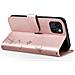 Custodia A Portafoglio Per Iphone 13 / 14 Design Premium Fiori Farfalla, Rosa Champagne - Foto miniatura 4