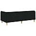 Cornice del letto ad angolo Nero 80 x 200 cm Tessuto - Foto miniatura 9