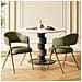 Sedie Da Pranzo Set Da 2 Design Ergonomico E Confortevole, Stile Vintage, Verde - Foto miniatura 6