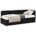 Struttura Letto Angolare con Materasso 2 pcs Nero Velluto - Foto miniatura 1