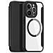 Cover con Tapa per iPhone 14 Pro - Pelle /PU, Nero, MagSafe - Foto miniatura 1