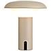 Lampada Led Solare Ricaricabile Ramsey In Pp Beige Ø18 Cm - Foto miniatura 2