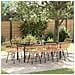 Set da Pranzo per Giardino 9 pcs Marrone - Foto miniatura 2