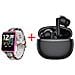 Smartwatch Kix-m Con Funzione Audio / Con Cuffie Tws Tutti Rosa - Foto miniatura 1