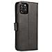 Custodia Magnetica Elegante Con Flap E Funzione Supporto Per Poco M4 Pro 5g Nera - Foto miniatura 2