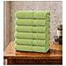 Set 6 Asciugamani Viso 55x100 cm - Eleganza e Comfort per il Tuo Bagno - Herbal Garden /Verde Erba - Foto miniatura 1