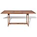 Tavolo Da Pranzo Da Esterno Rettangolare 180x90x75 Cm Teak - Foto miniatura 3