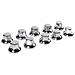 Set 10 Pz. copribulloni 33mm Acciaio Inox Corti Luc - Foto miniatura 4