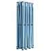 Tenda Pieghevole Pop-up Con 5 Pareti Laterali 3x9 M Blu - Foto miniatura 3