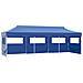 Tenda Pieghevole Pop-up Con 5 Pareti Laterali 3x9 M Blu - Foto miniatura 1
