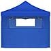 Tenda Pieghevole Pop-up Con 5 Pareti Laterali 3x9 M Blu - Foto miniatura 9