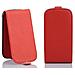 Custodia Compatibile Con Samsung Galaxy S4 Mini In Rosso Cremisi - Coperchio Protettivo In Design Flip Realizzato In Similpelle Testurizzata - Foto miniatura 5