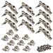 1013107 Kit Cerniera Mezzo Collo Con Scodellino Ø35mm 165chiusura Soft E Basetta Euro Con Regolazione Eccentrica, Set Di 10 - Foto miniatura 1