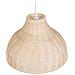 Lampadario In Rattan Con Paralume Marrone Chiaro Millian - Foto miniatura 10