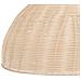 Lampadario In Rattan Con Paralume Marrone Chiaro Millian - Foto miniatura 11