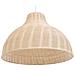 Lampadario In Rattan Con Paralume Marrone Chiaro Millian - Foto miniatura 13