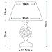 Lampada Da Tavolo A 1 Luce Nera, E27 - Foto miniatura 2