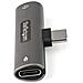 Usb C Audio + Charge Adapter 3.5mm Headset Jack + Pd Charging - Foto miniatura 3