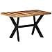 Tavolo da Pranzo 140x70x75 cm Legno Massello con Finitura Miele - Foto miniatura 1