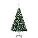 Set Albero Natale Artificiale con LED e Palline Verde 150cm PVC - Foto miniatura 1