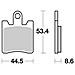 Set 4 Pastiglie Freno 146hf - Foto miniatura 1