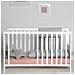 Letto Next To Me, 60 X 120 Cm, Bianco, Regolabile In Altezza, 5 Barre Antiscivolo, Incl. Rete A Doghe E Materasso - Foto miniatura 3