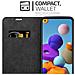 Custodia Compatibile Con Samsung Galaxy A21 In Rosso Mela - Coperchio Protettiva Con Chiusura Magnetica, Funzione Stand E Tasca Per Le Carte - Foto miniatura 4