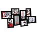 Cornice Per 8 Foto - Galleria Fotografica, Colore Nero - Foto miniatura 1