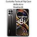 Custodia Originale Field Notes Pro Flip Case Per Realme 8i Black - Foto miniatura 2
