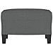 Poggiapiedi Grigio Scuro 60x50x41 Cm In Tessuto - Foto miniatura 3