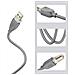 Cavo Da Usb-a 2.0 A Usb-b 2.0 Trasferimento Veloce Stabile 1,8m Linq Grigio - Foto miniatura 3