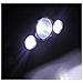 Lampada Frontale Resistente All'acqua Con 3 Led Ricaricabili - Foto miniatura 2