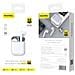 Auricolare Bluetooth 5.0 Tws H06 Ergonomic White Per Smartphone E Tablet - Foto miniatura 1