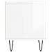Mobile Porta Tv Bianco Lucido 100x34,5x44,5cm Legno Multistrato - Foto miniatura 7