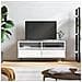 Mobile Porta Tv Bianco Lucido 100x34,5x44,5cm Legno Multistrato - Foto miniatura 1